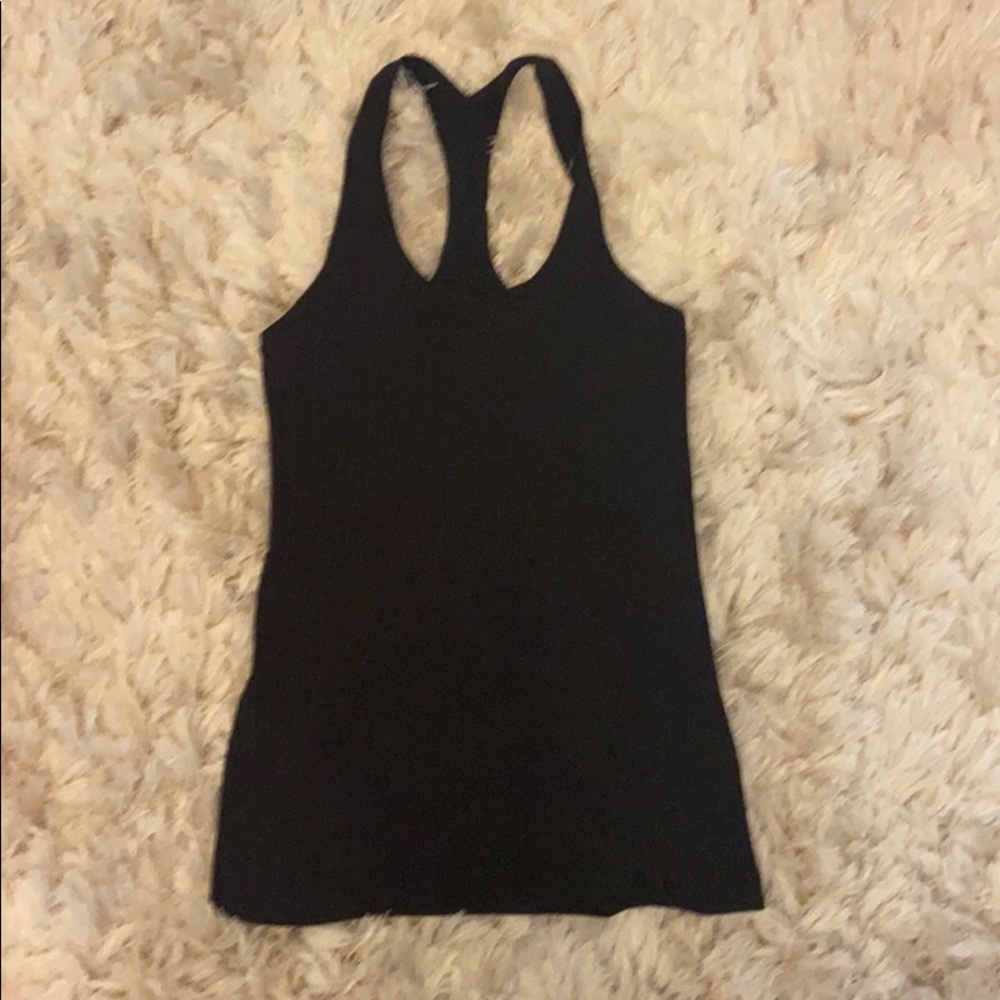 Cool Racerback Nulu tank top in black